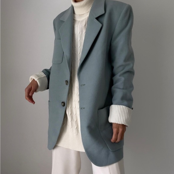 Louis Feraud Jackets & Blazers - Vintage Louis Feraud Wool and Cashmere Blazer Jacket